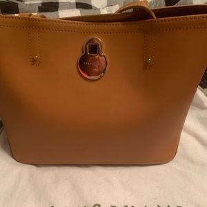 Lonchamp Leather Tote and Dust Bag